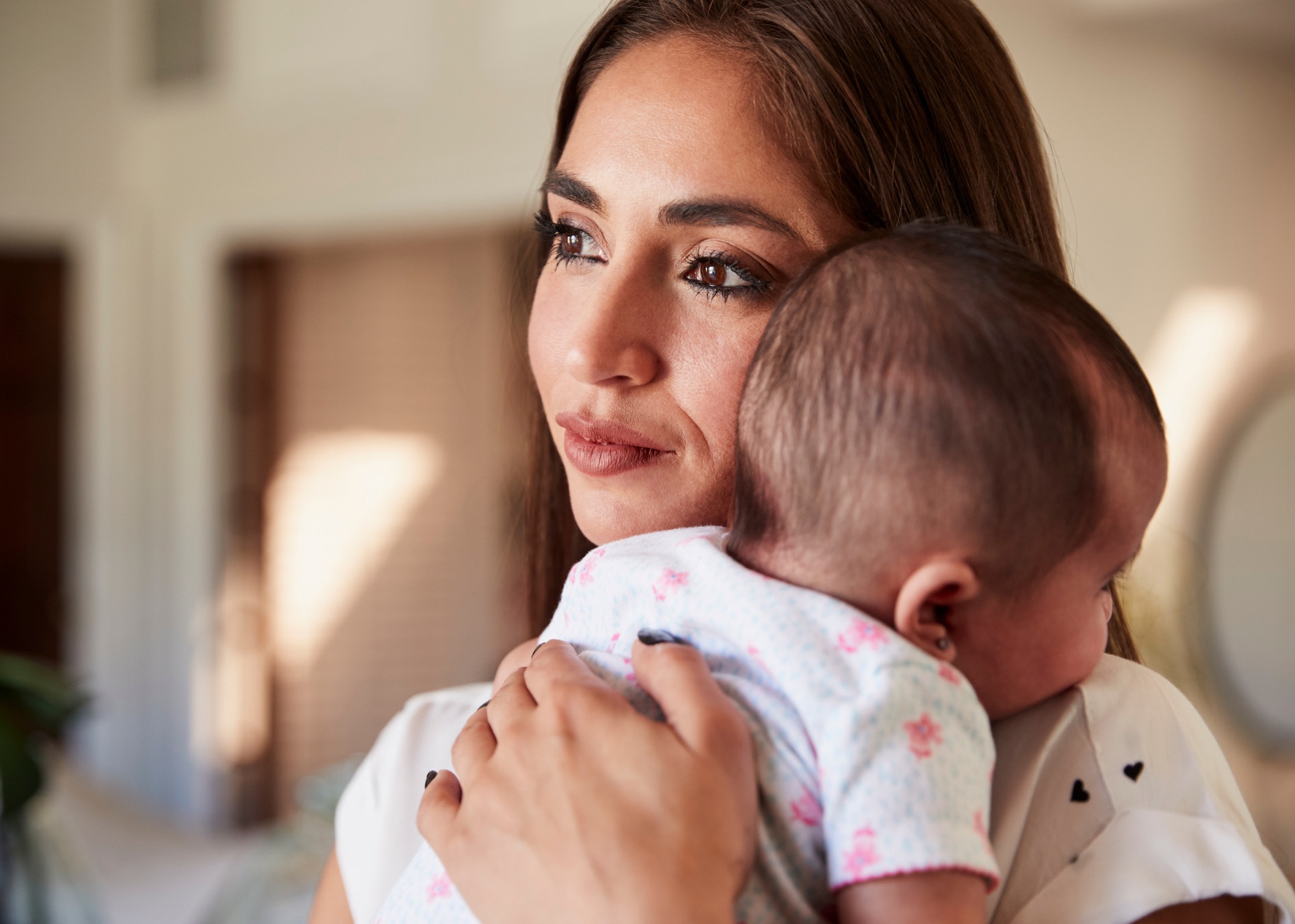 girl with baby